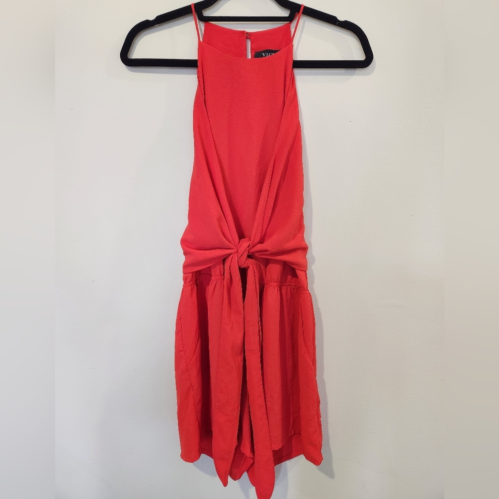 Vici Bold Red Textured Fabric